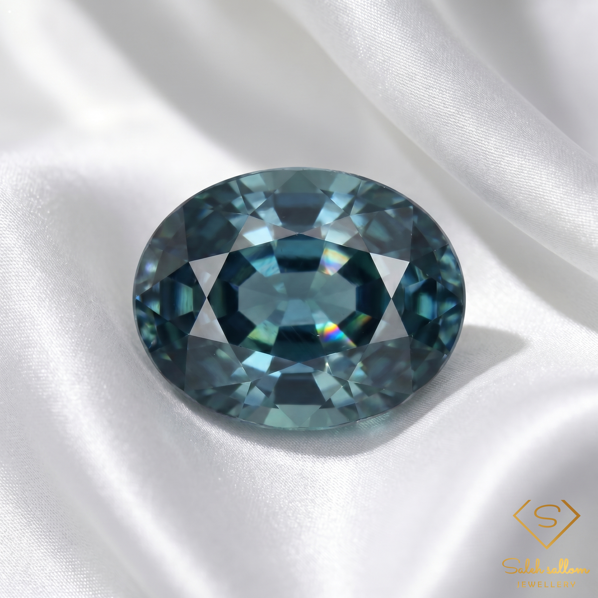 1.70 Ct Natural Australian Blue Sapphire Loose Gemstone Oval Cut Heated