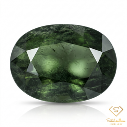 7.00 Ct Natural Green Sapphire Loose Gemstone Oval Cut Collector Stone