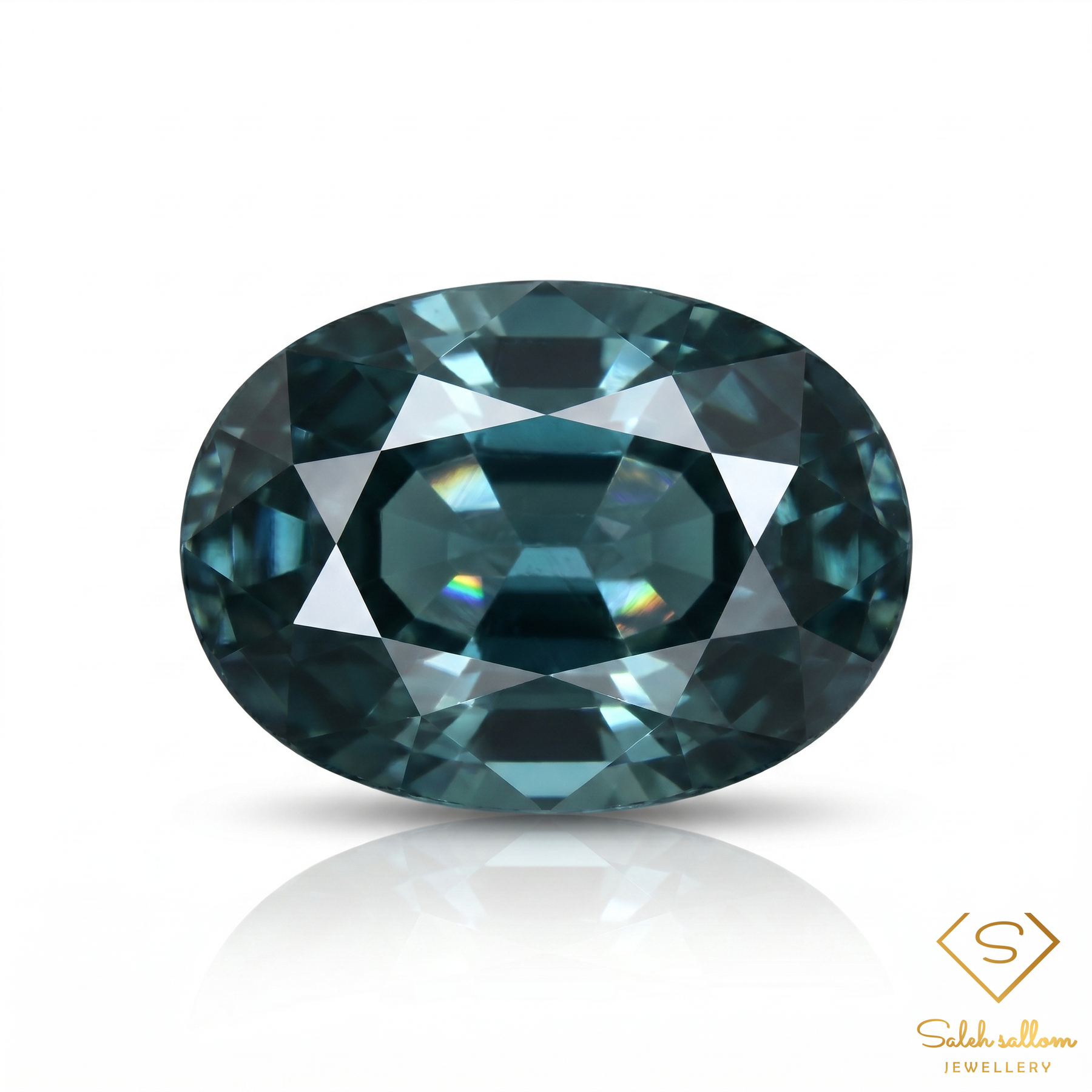 1.54 Ct Natural Blue Sapphire Loose Gemstone Oval Cut Unheated Madagascar