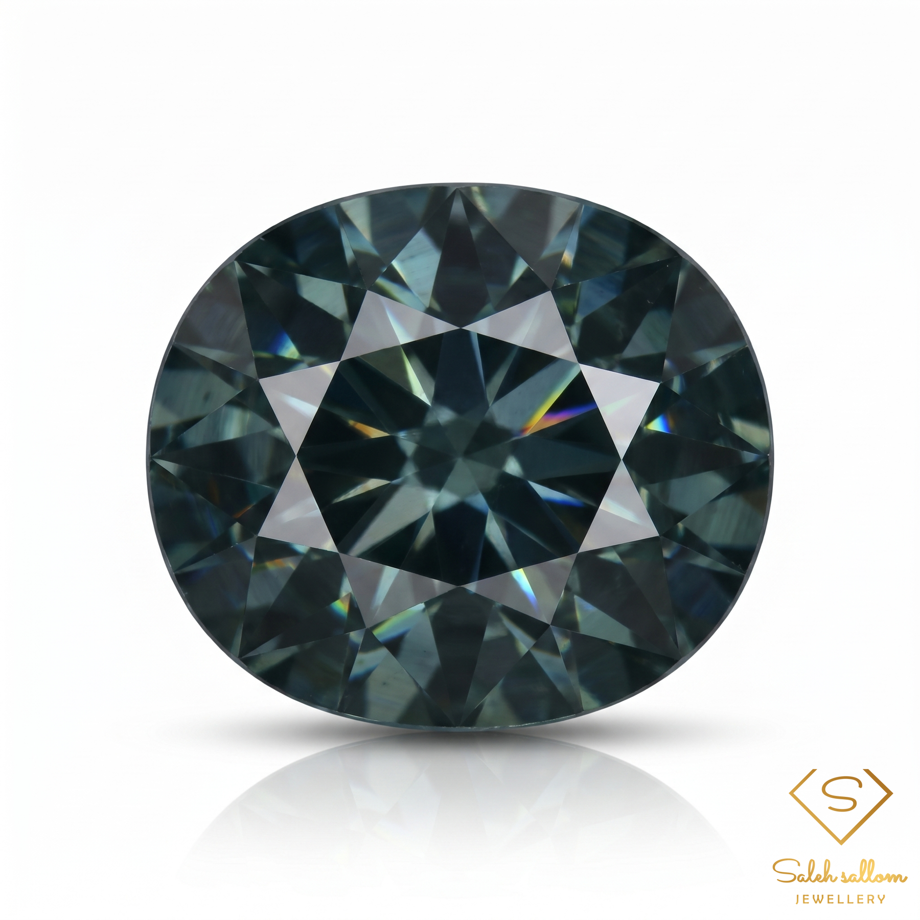 1.77 Ct Natural Blue Sapphire Cushion Cut VS Heated African Gemstone