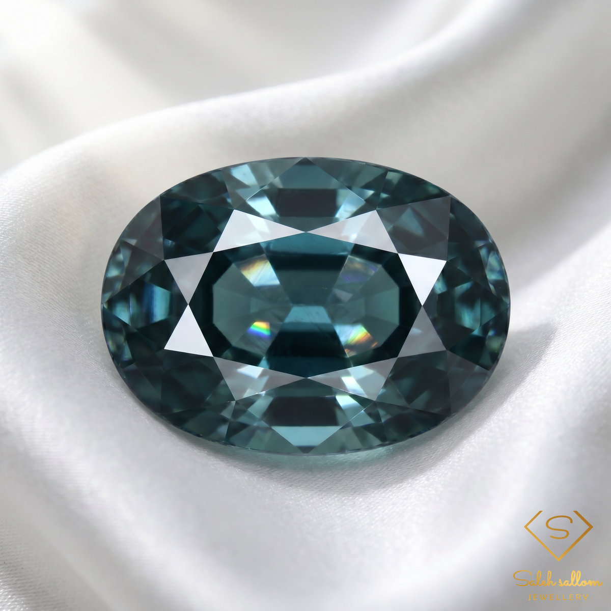 1.54 Ct Natural Blue Sapphire Loose Gemstone Oval Cut Unheated Madagascar