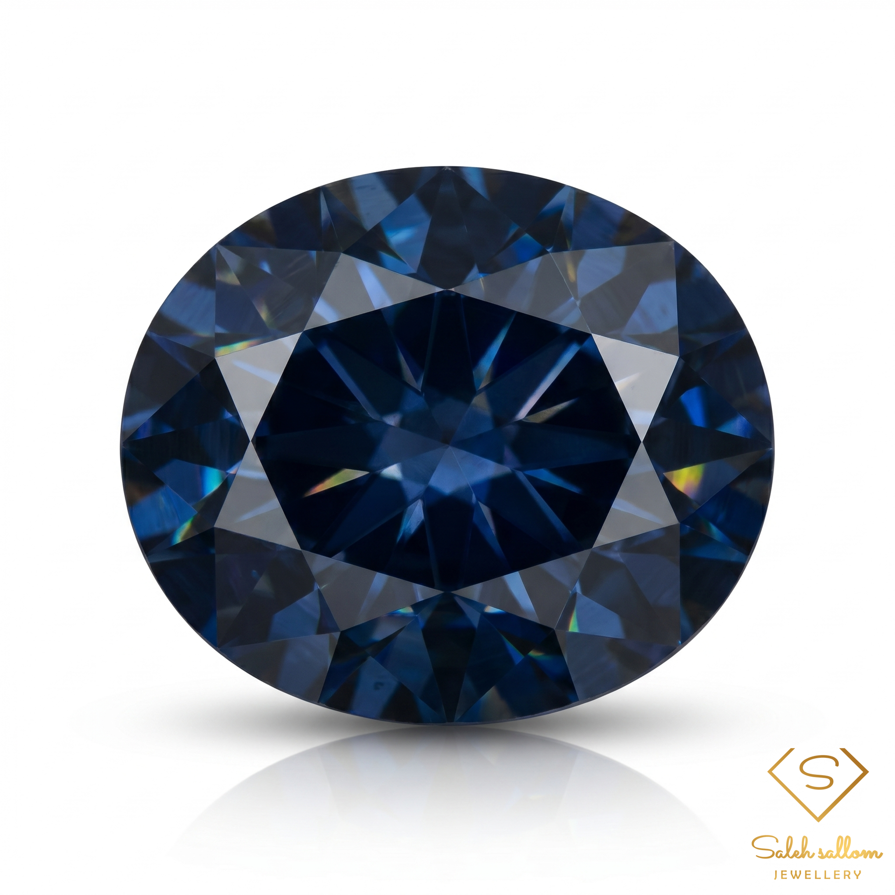 1.09 Ct Natural Madagascar Blue Sapphire Oval Cut Loose Gemstone
