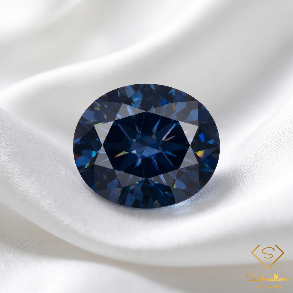 1.09 Ct Natural Madagascar Blue Sapphire Oval Cut Loose Gemstone