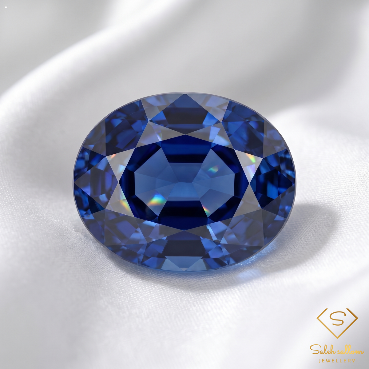 0.83 Ct Natural Madagascar Blue Sapphire Oval Cut VS Clarity Loose Gemstone