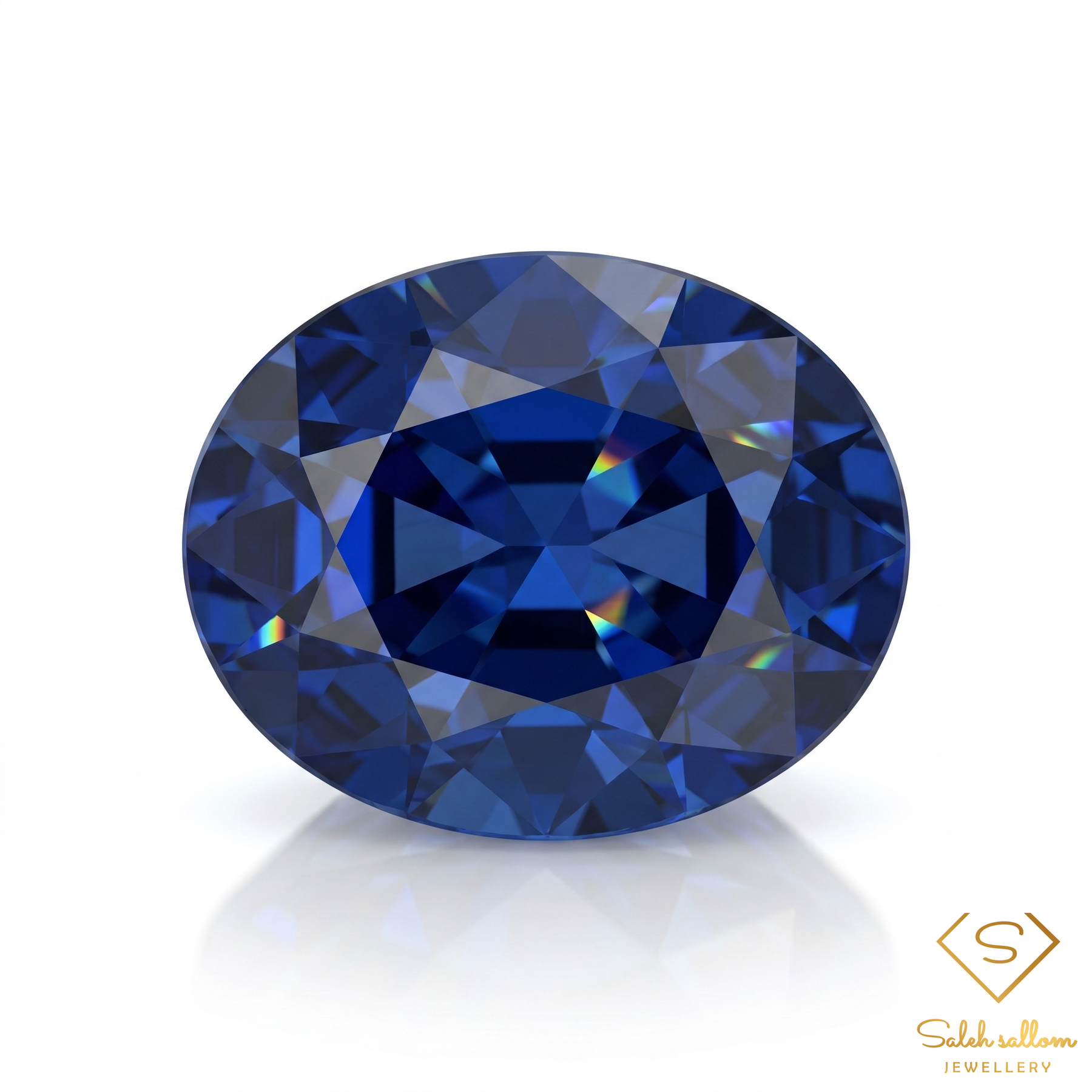 0.77 Ct Natural Madagascar Blue Sapphire Oval Cut Loose Gemstone