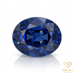 0.77 Ct Natural Madagascar Blue Sapphire Oval Cut Loose Gemstone