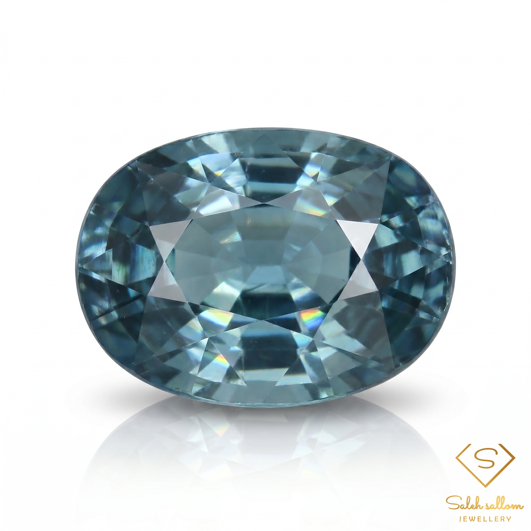 0.66 Ct Natural Blue Sapphire Oval Cut Heated Madagascar Gemstone