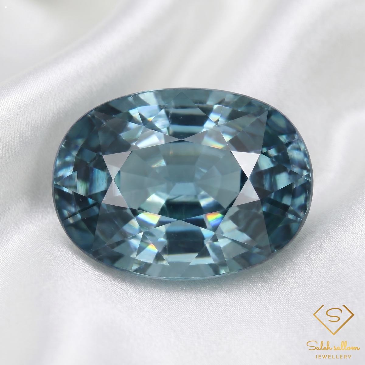 0.66 Ct Natural Blue Sapphire Oval Cut Heated Madagascar Gemstone