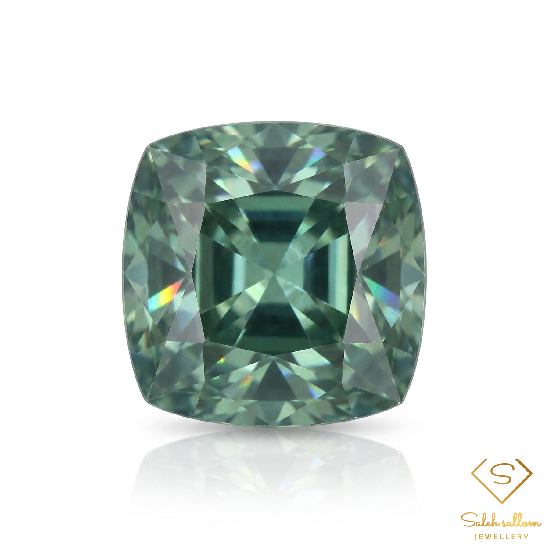 0.65 Ct Natural Blue Green Sapphire Lozenge Cut Unheated Madagascar Gemstone