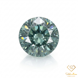 0.51 Ct Natural Green Blue Sapphire Round Cut Heated Australian Gemstone