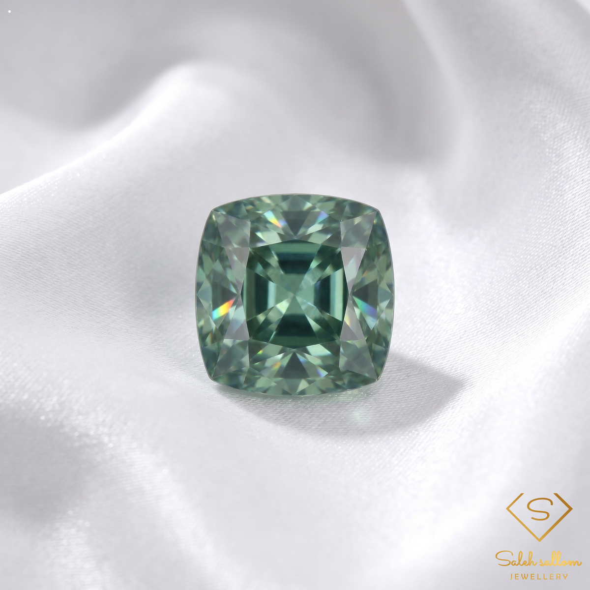 0.65 Ct Natural Blue Green Sapphire Lozenge Cut Unheated Madagascar Gemstone