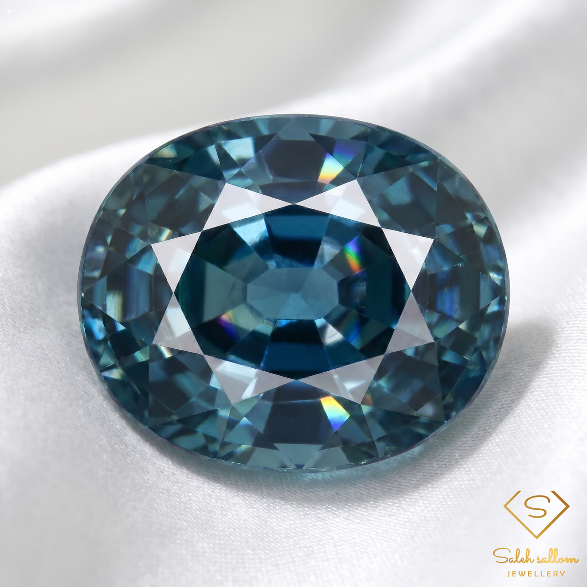 1.05 Ct Natural Blue Sapphire Oval Cut VS Madagascar Heated Gemstone