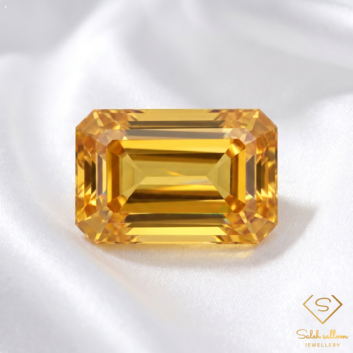 0.90 Ct Natural Yellow Sapphire Octagon Cut Australian Sapphire Loose Gemstone