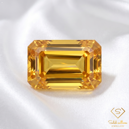 0.90 Ct Natural Yellow Sapphire Octagon Cut Australian Sapphire Loose Gemstone