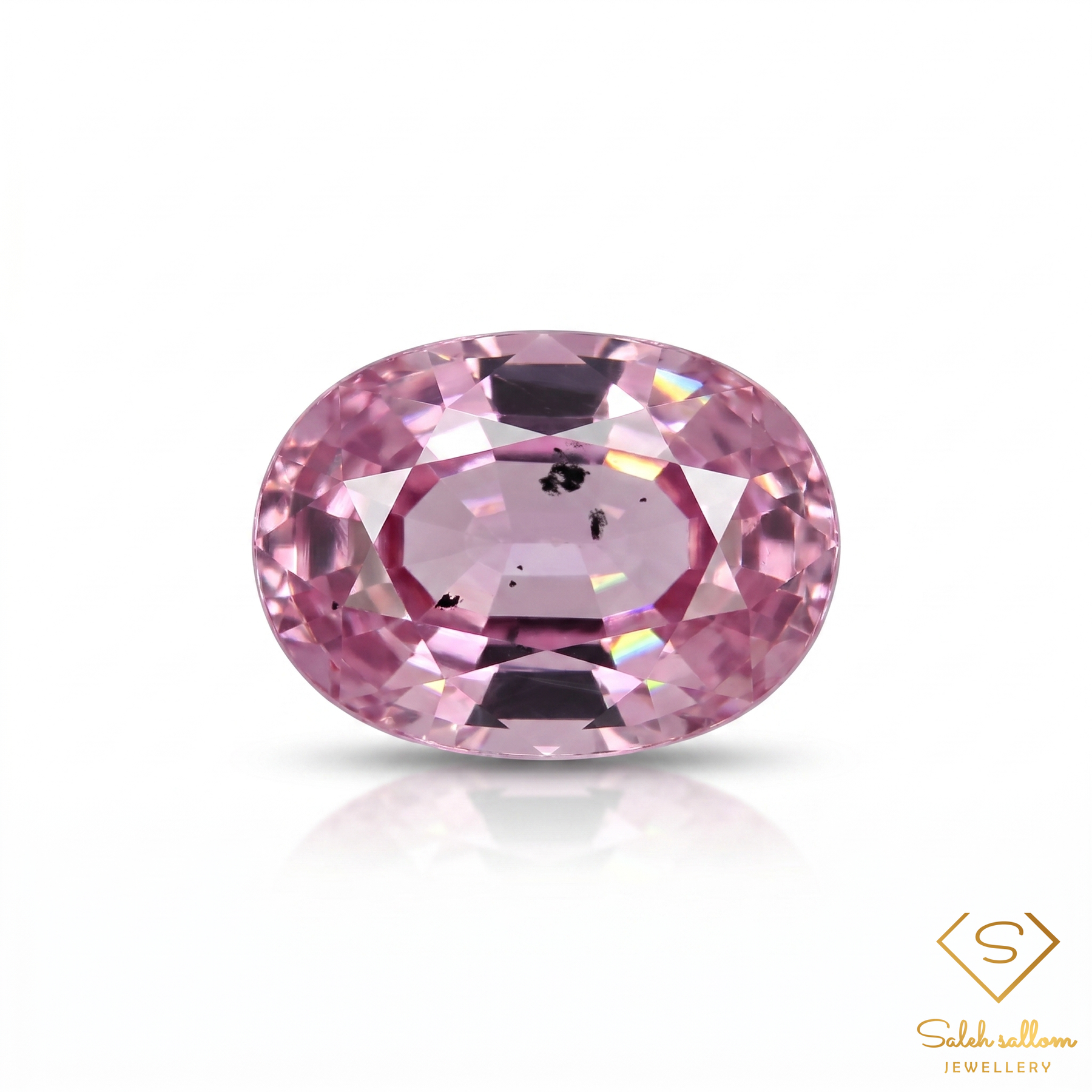 0.41 Ct Natural Unheated Pink Sapphire Oval Cut Madagascar Loose Gemstone