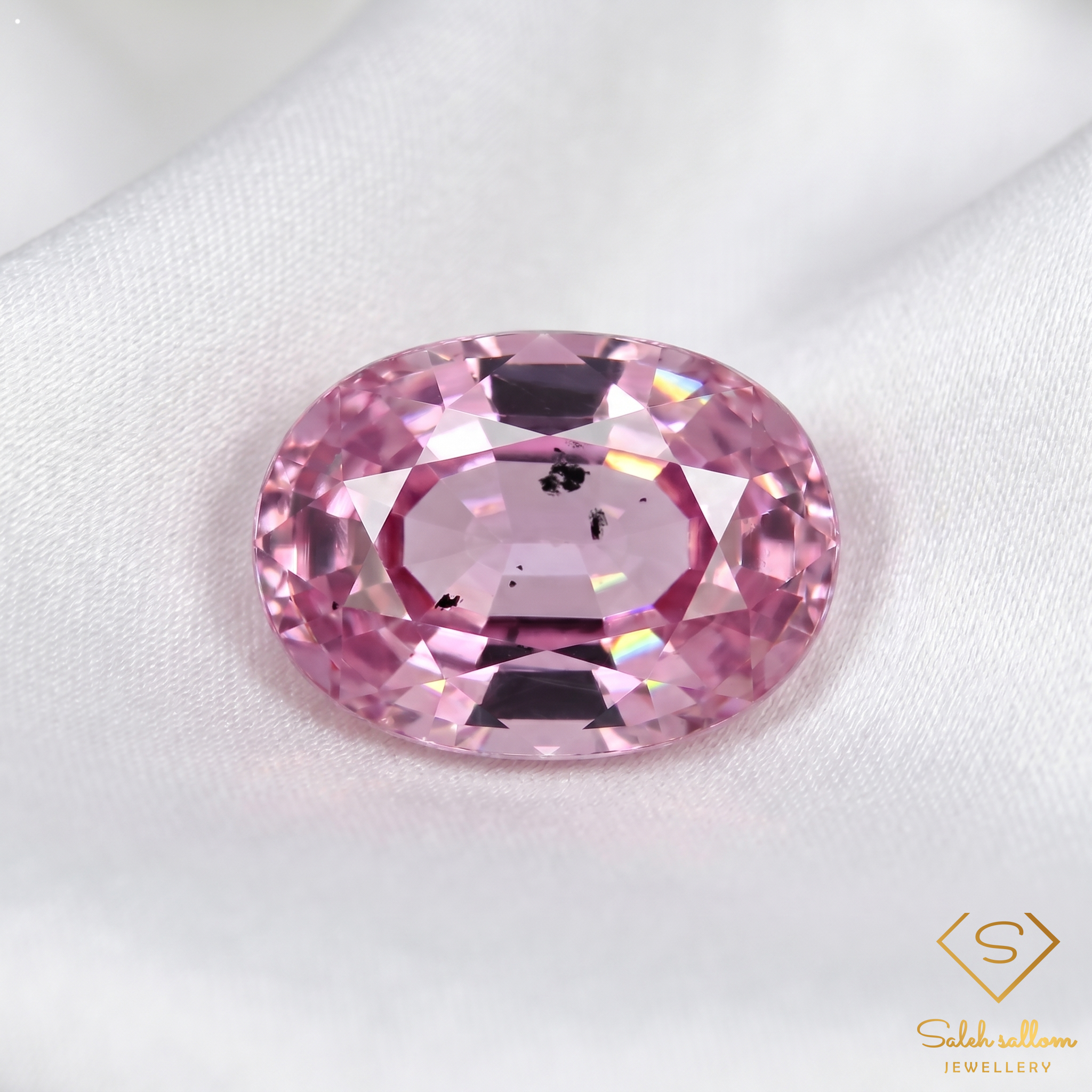 0.41 Ct Natural Unheated Pink Sapphire Oval Cut Madagascar Loose Gemstone Secondary image