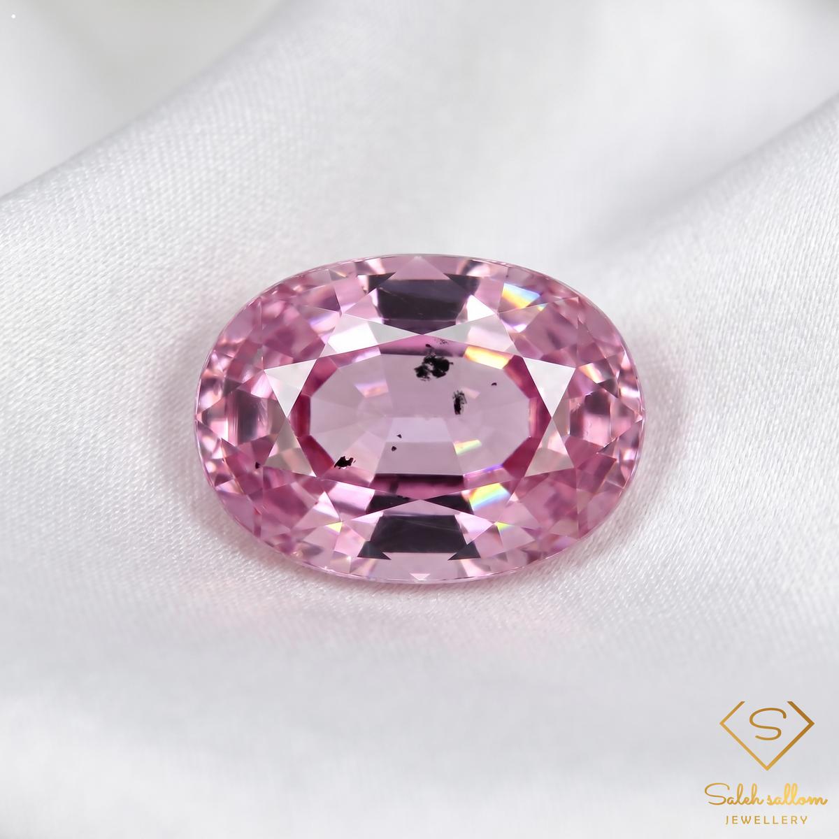 0.41 Ct Natural Unheated Pink Sapphire Oval Cut Madagascar Loose Gemstone
