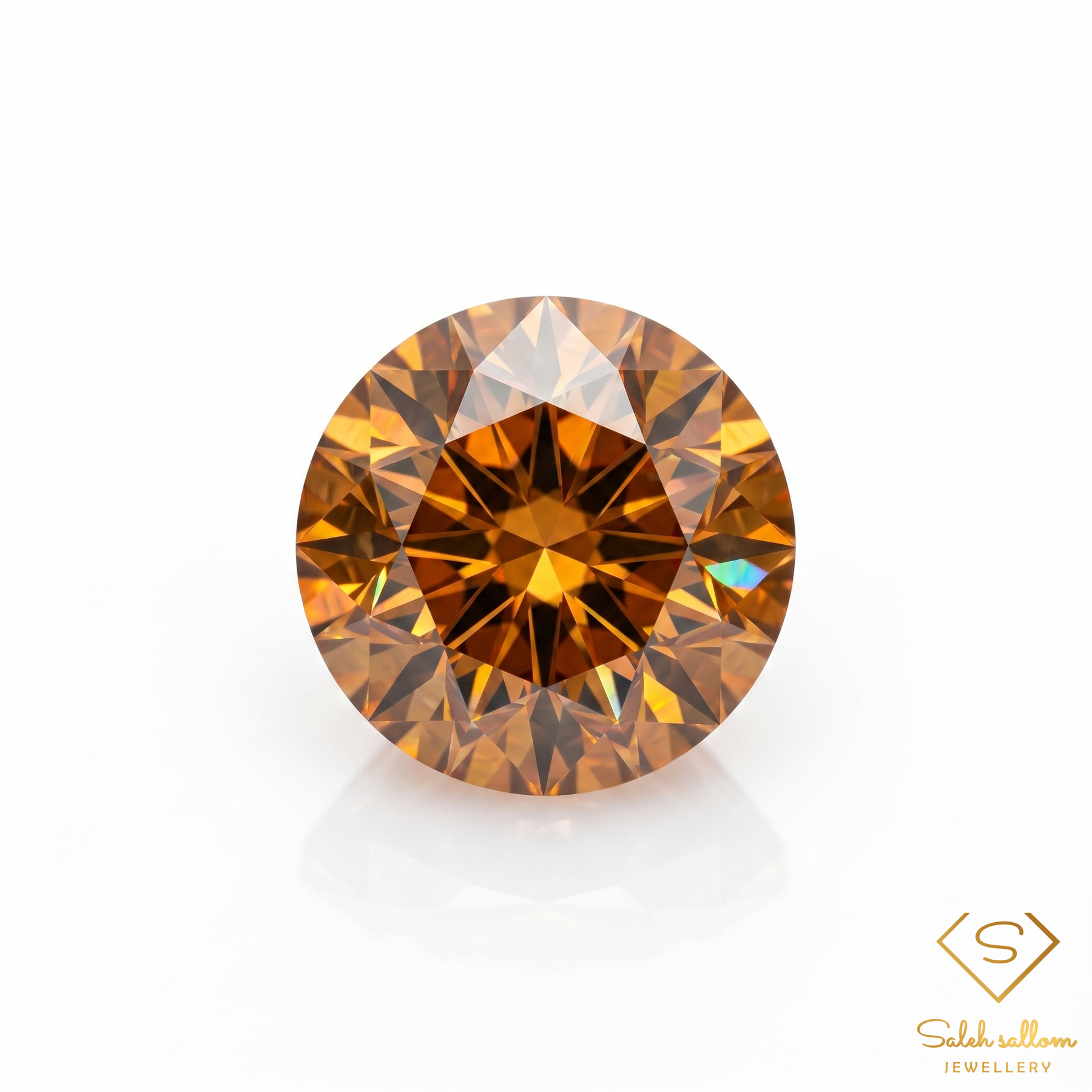 1.13 Ct Natural Greenish Yellow Sphene Round Cut – Exceptional Fire & Brilliance Gemstone