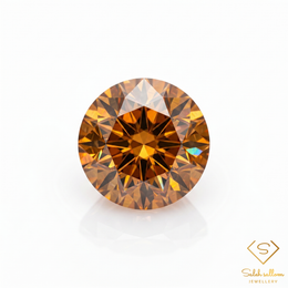 1.13 Ct Natural Greenish Yellow Sphene Round Cut – Exceptional Fire & Brilliance Gemstone