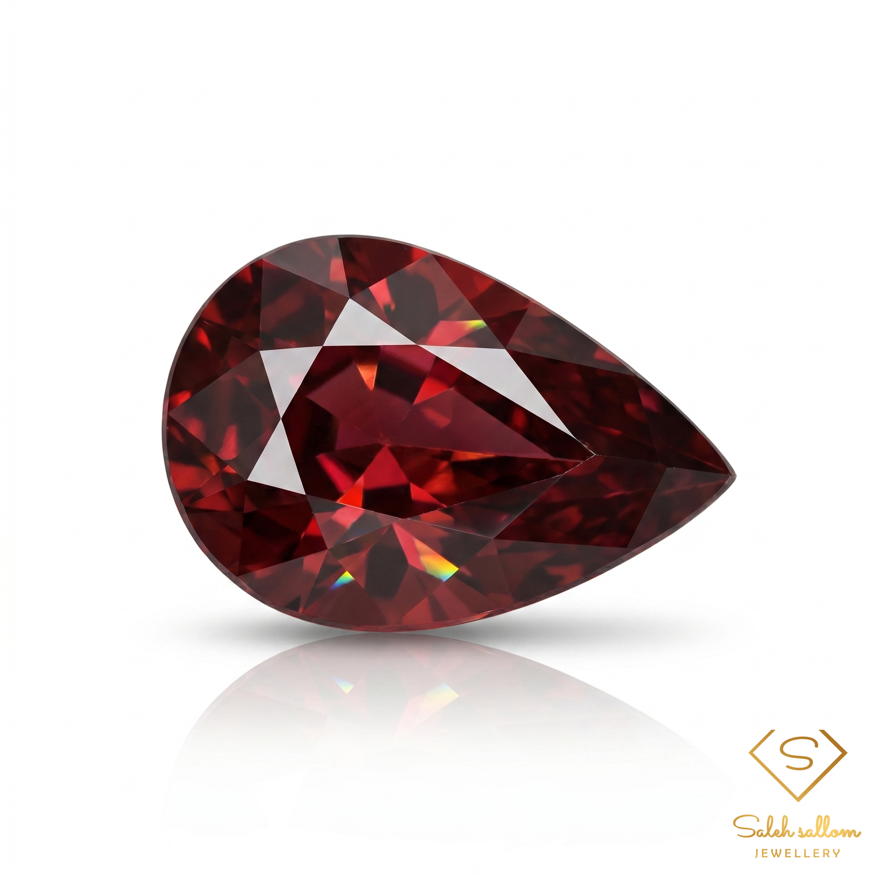 1.15 Ct Natural Unheated Rubellite Tourmaline Pear Cut Reddish Purple Gemstone