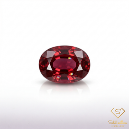 1.08 Ct Natural Unheated Purplish Pink Tourmaline Oval Cut Mozambique Gemstone