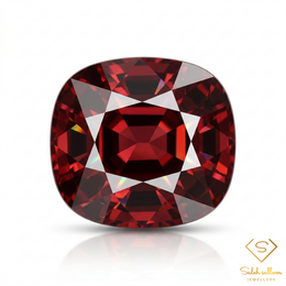6.65 Ct Natural Red Tourmaline Cushion Cut Fine Gemstone