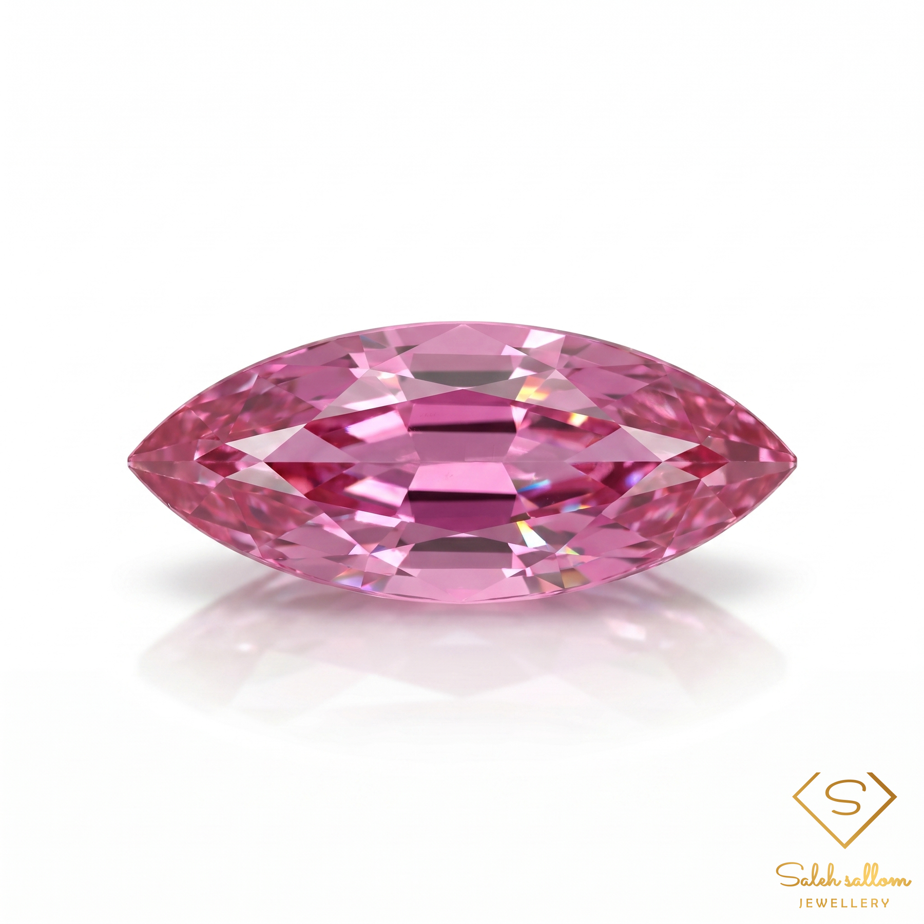 1.03 Ct Natural Unheated Purplish Pink Tourmaline Marquise Cut Mozambique Gemstone