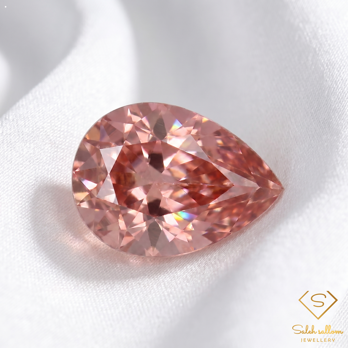 1.37 Ct Natural Unheated Purplish Pink Tourmaline Pear Cut African Gemstone