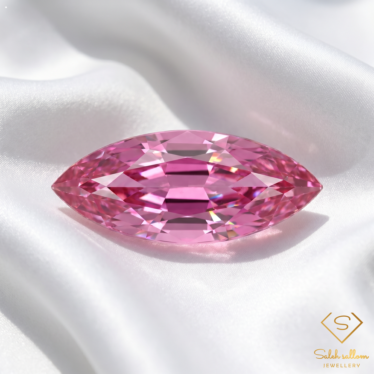 1.03 Ct Natural Unheated Purplish Pink Tourmaline Marquise Cut Mozambique Gemstone