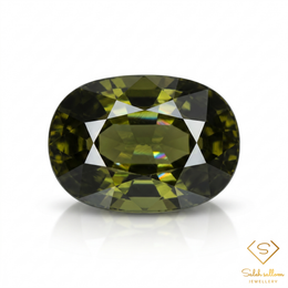 1.82 Ct Natural Unheated Chrome Tourmaline VS Oval Cut Tanzania Gemstone