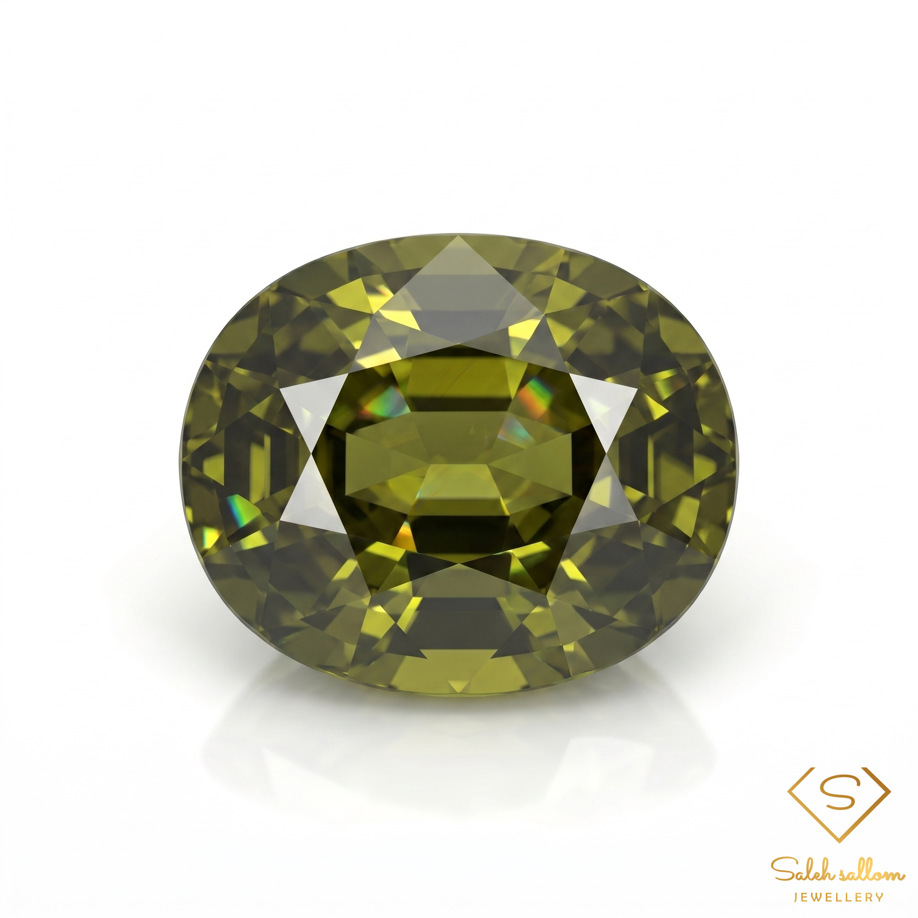 2.47 Ct Natural Unheated Chrome Tourmaline VVS Oval Cut Loose Gemstone