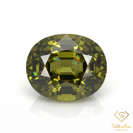2.47 Ct Natural Unheated Chrome Tourmaline VVS Oval Cut Loose Gemstone
