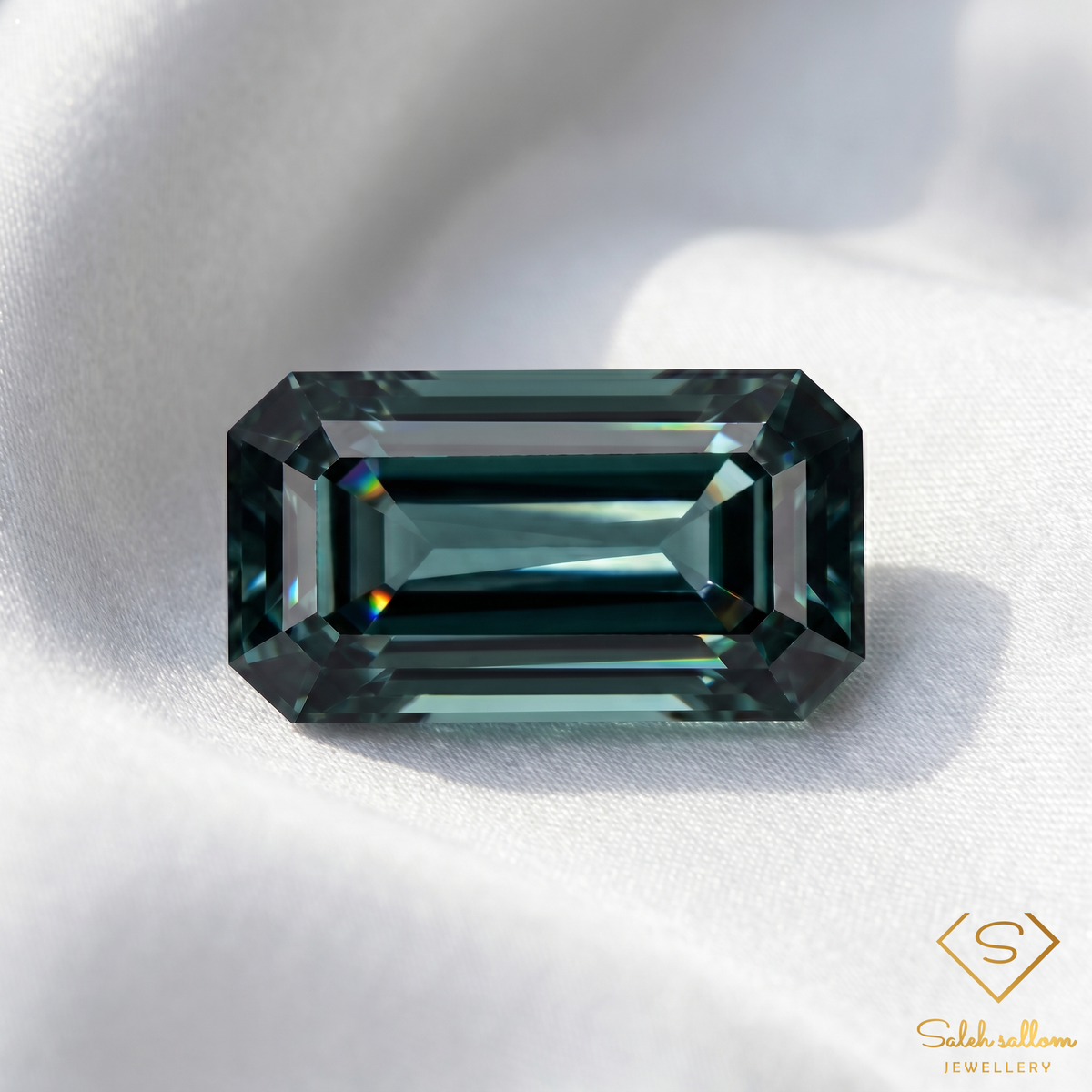 4.84 Ct Natural Unheated Green Tourmaline Octagon Cut Nigeria Gemstone