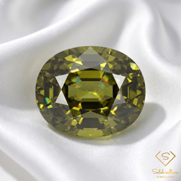 2.47 Ct Natural Unheated Chrome Tourmaline VVS Oval Cut Loose Gemstone