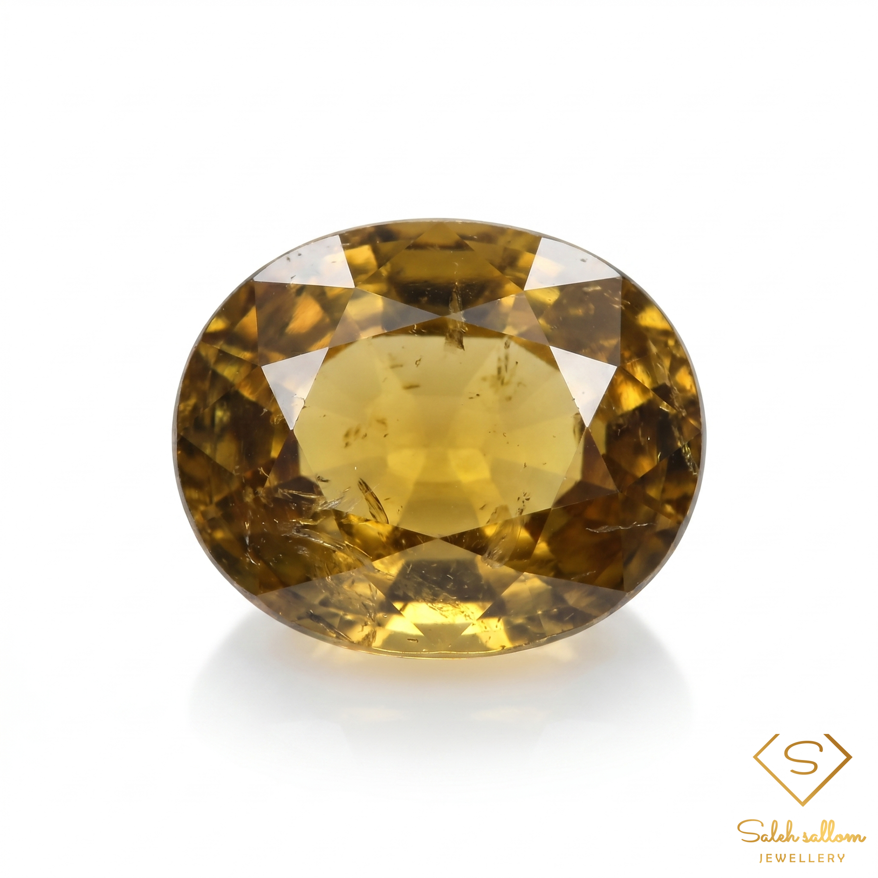 0.84 Ct Natural Unheated Yellowish Green Tourmaline Oval Cut African Gemstone