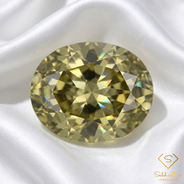 0.81 Ct Natural Unheated Greenish Yellow Tourmaline VS Clarity Oval Cut African Gemstone