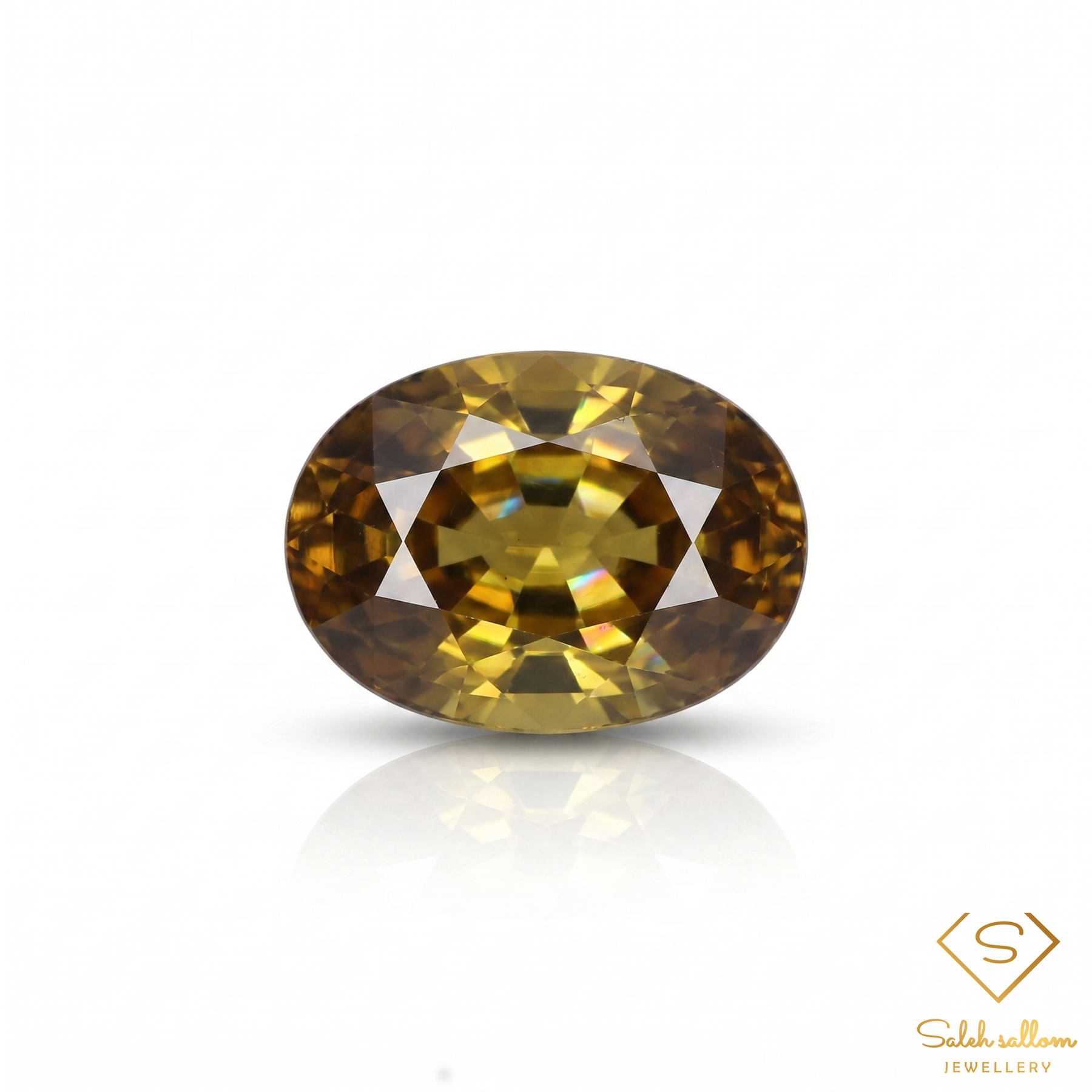 1.60 Ct Natural Unheated Yellowish Green Tourmaline VS Clarity Oval Cut African Gemstone