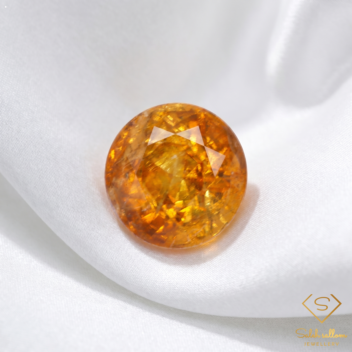 2.26 Ct Natural Unheated Yellow Tourmaline Semi-Round Cut African Gemstone
