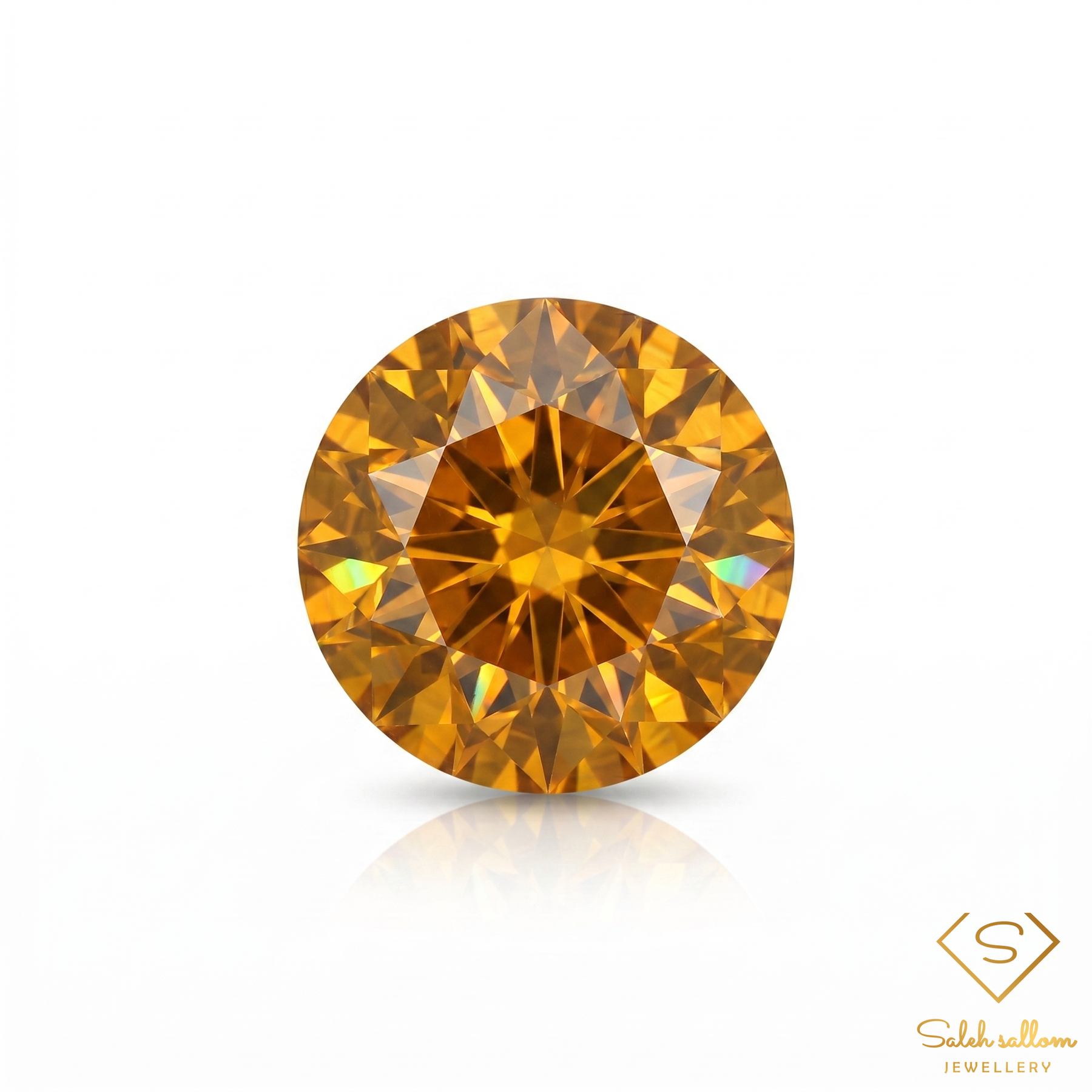 3.06 Ct Natural Unheated Greenish Yellow Tourmaline VS Clarity Round Cut Mozambique Gemstone