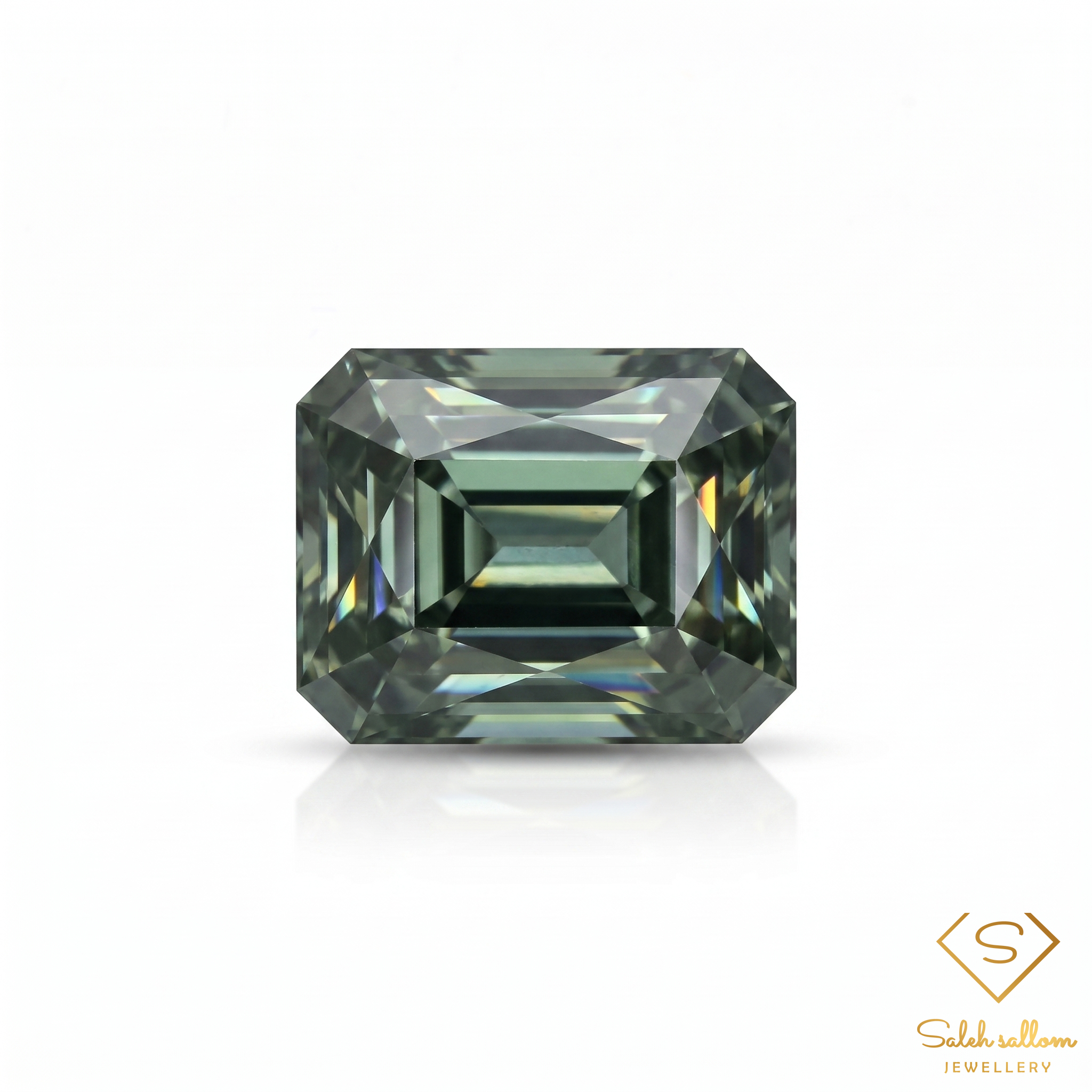 4.38 Ct Natural Unheated Green Tourmaline VS Clarity Octagon Cut Mozambique Gemstone Main image