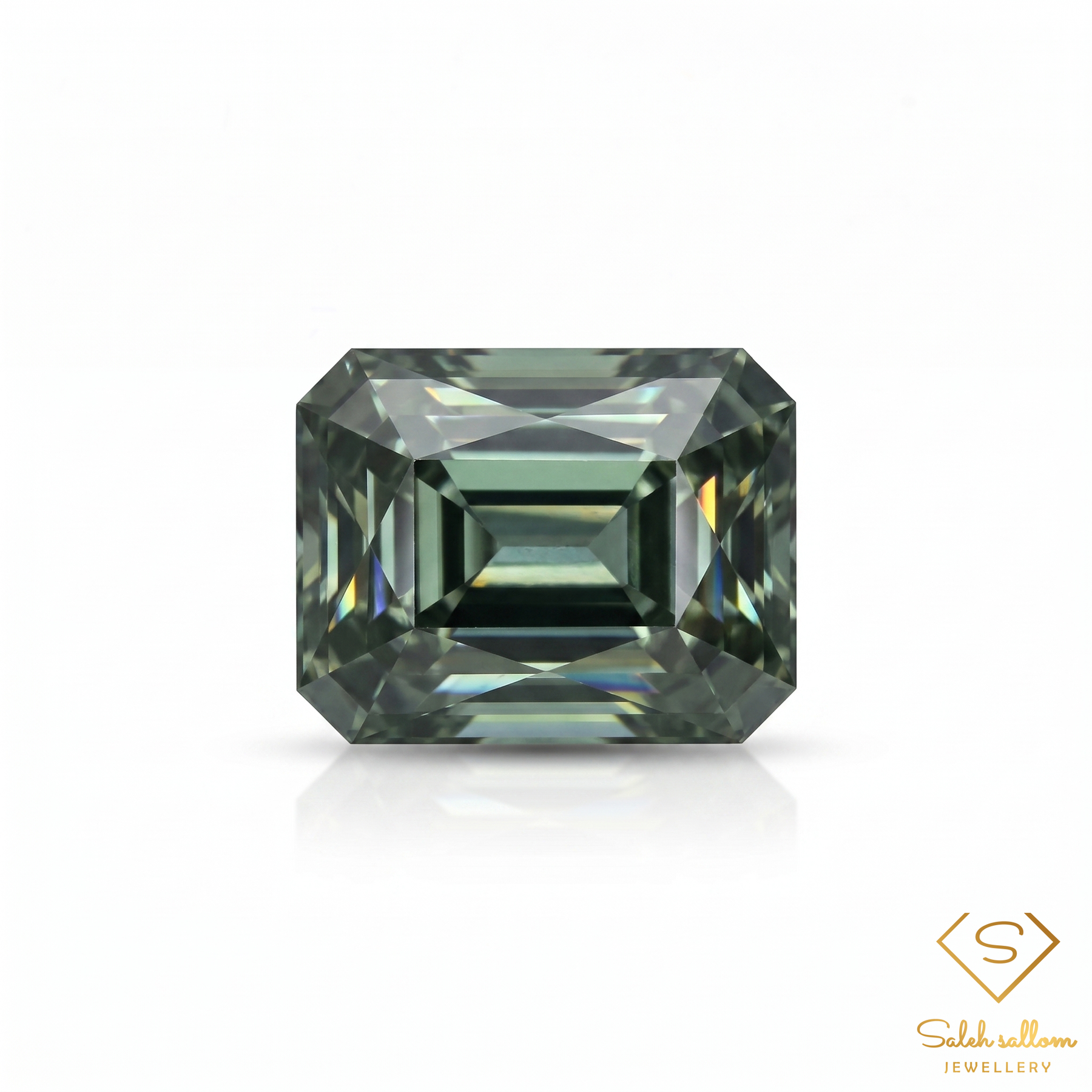 4.38 Ct Natural Unheated Green Tourmaline VS Clarity Octagon Cut Mozambique Gemstone