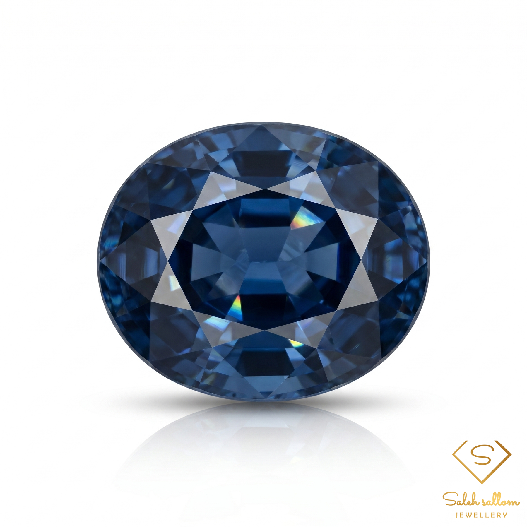 1.14 Ct Natural Unheated Greenish Blue Indicolite Tourmaline Oval Cut Gemstone