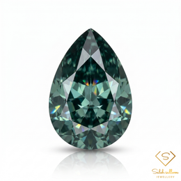 0.57 Ct Natural Unheated Green Tourmaline Pear Cut Mozambique Gemstone
