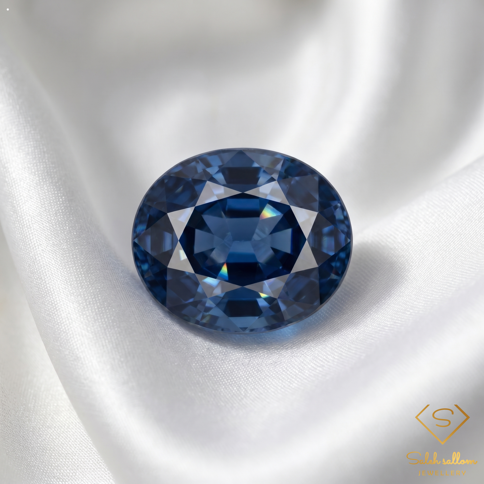 1.14 Ct Natural Unheated Greenish Blue Indicolite Tourmaline Oval Cut Gemstone Secondary image