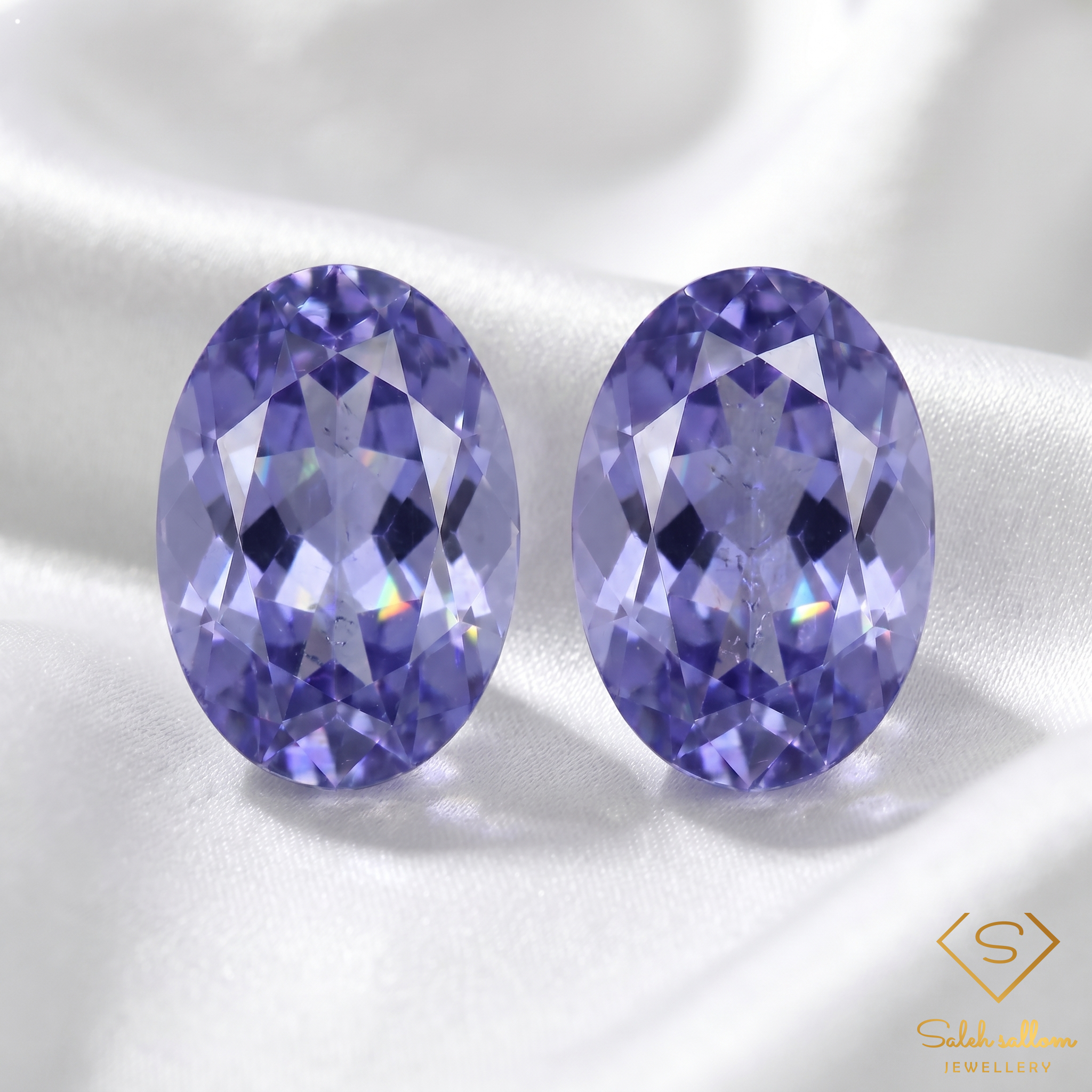 Lot of 5 Natural Violet Blue Tanzanite Oval Cut Gemstones 1.06 Ct Total Weight Tanzania Secondary image