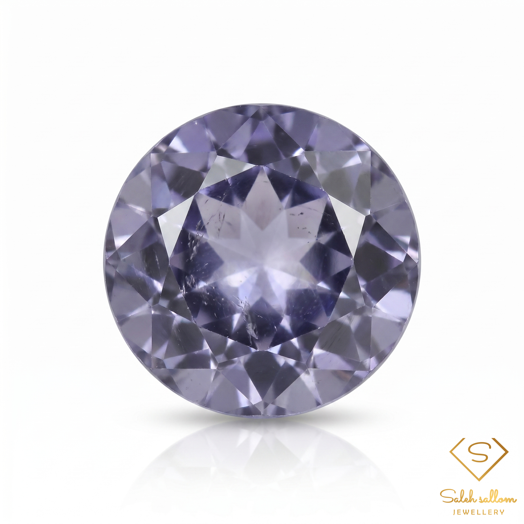 0.52 Ct Natural Blue Violet Tanzanite VVS Round Brilliant Cut Tanzania Gemstone