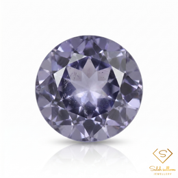 0.52 Ct Natural Blue Violet Tanzanite VVS Round Brilliant Cut Tanzania Gemstone