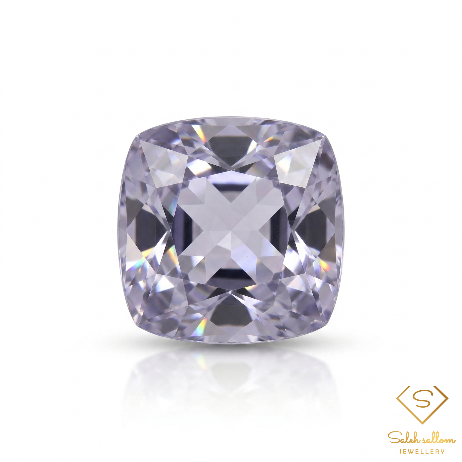 0.74 Ct Natural Blue Violet Tanzanite VS Clarity Cushion Cut Tanzania Gemstone