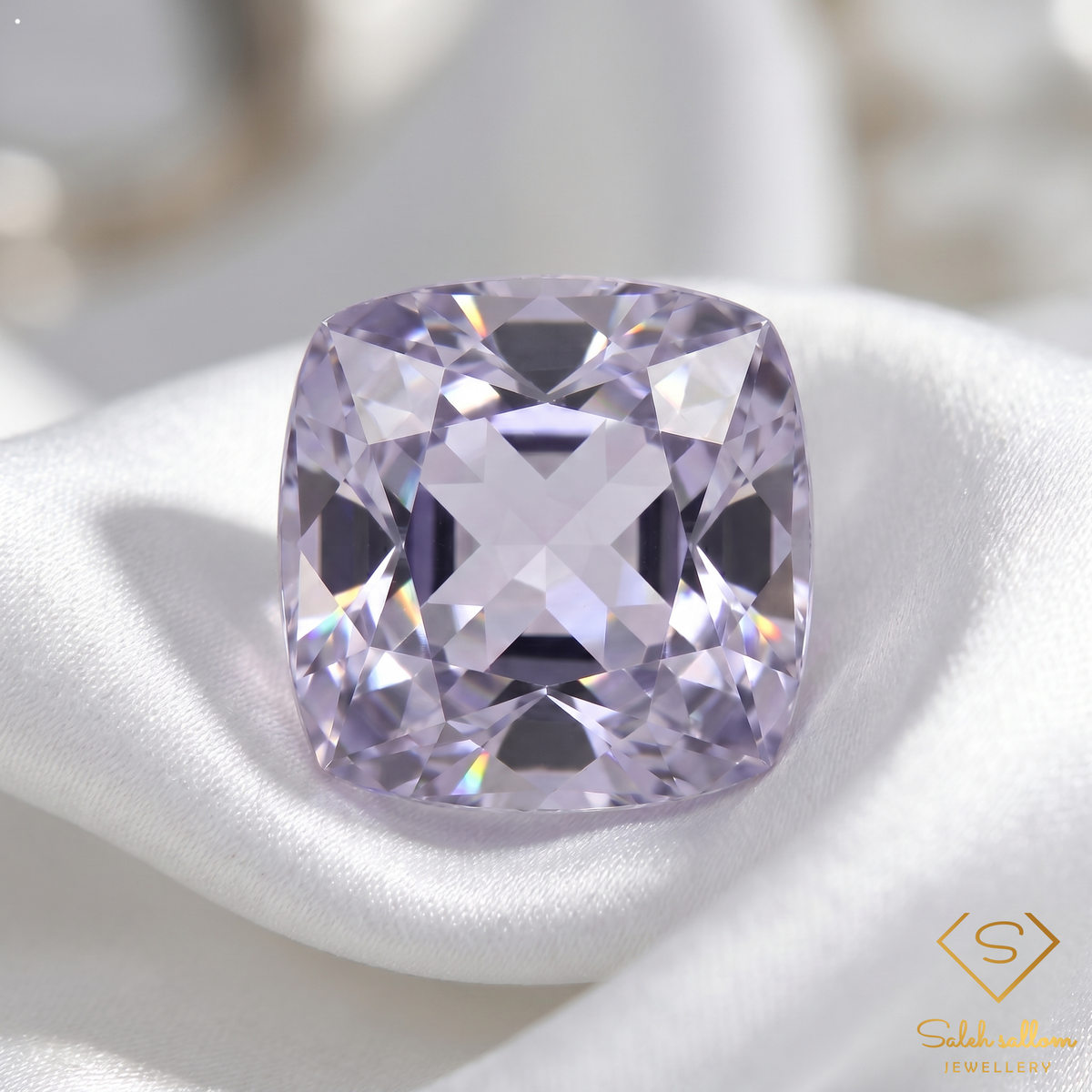 0.74 Ct Natural Blue Violet Tanzanite VS Clarity Cushion Cut Tanzania Gemstone