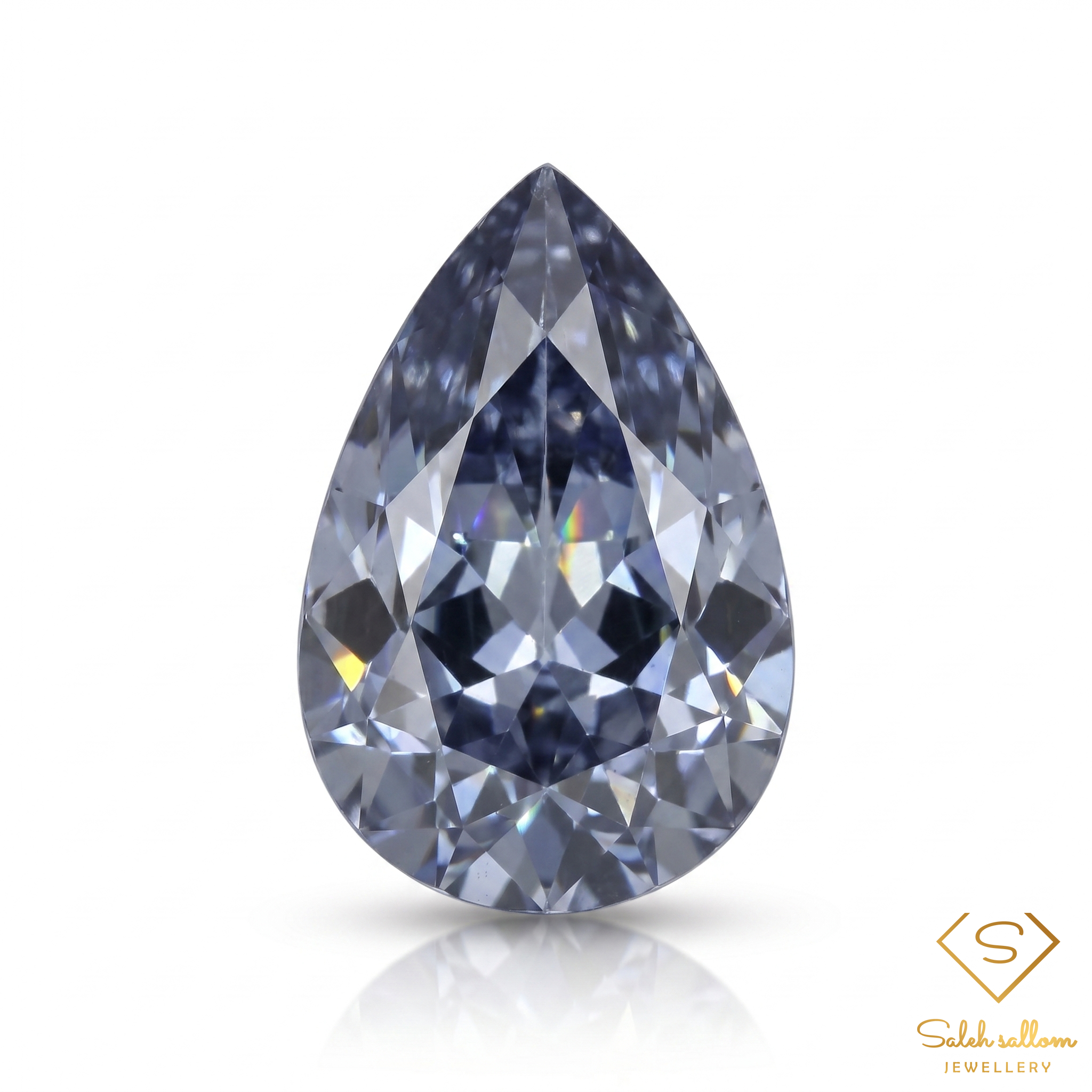 0.38 Ct Natural Blue Violet Tanzanite VS Clarity Pear Cut Tanzania Gemstone Main image